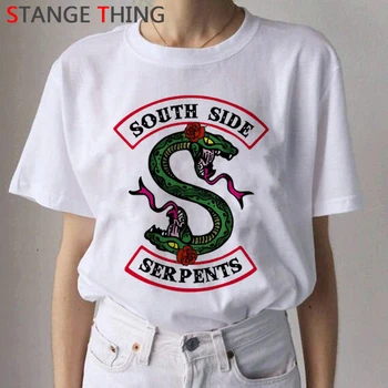 Riverdale Southside Čūskām t-krekls drēbes sievietēm, streetwear ir 2021. ulzzang pāris print t-krekls top tees ulzzang
