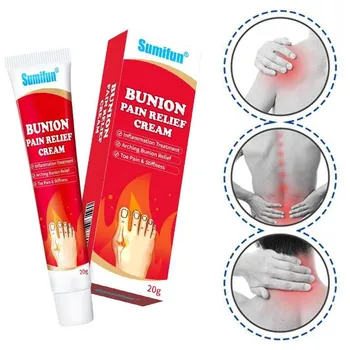 Bunion Pain Relief Ziede Pirksta Locītavu Sāpes Atvieglojums Krējuma 20g Stīvums Iekaisums, Sāpes Ārstēšana Visaptverošām, Bunion Pain Relief