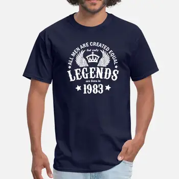 Jaunā Stila Leģendas Ir Dzimis 1983. Gadā T-Krekls, Sieviete Apaļa Apkakle Unisex Vīriešu Tee Kreklu Liels Izmērs 3xl 4xl 5xl Homme Hiphop