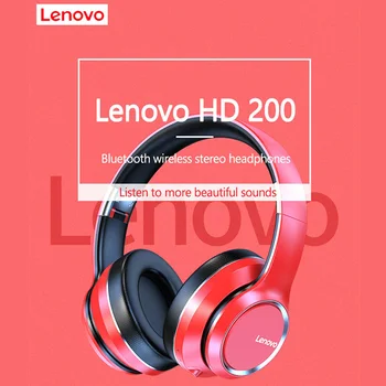 Lenovo HD200 Bluetooth 5.0 Austiņas Bezvadu Salokāms Datora Austiņas Ilgi Gaidīšanas Dzīvi Ar Trokšņa Slāpēšanas Sporta Gaitas