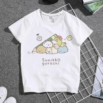 Ir 2021. Jaunā Stila T-krekls Bērniem Stūrī Radījums Apdrukāta Kokvilnas Stūrī Draugs Anime Tees Vasaras Īsām Piedurknēm T-krekls Top Apģērbs