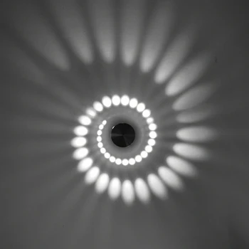 Spirālveida Caurumu LED Sienas Gaismas Efektu Sienas Lampas Krāsains Zemapmetuma Sienas Lampas Sienas Lampas Puse, Bārs Vestibilā KTV Mājas Apdare