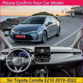 Toyota Corolla 2019 2020 2021 2022 Anti-Slīdēšanas Paklājiņš Paneļa Vāciņu Pad Saulessargs Dashmat Aizsargātu Paklāja Anti-Uv Auto Piederumi