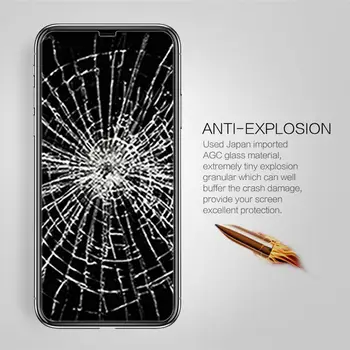 Rūdīta Stikla iPhone 12 Mini 12 11 Pro Max 12 11 X Xr Xs Stikla Nillkin Ekrāna Aizsargs Drošības iPhone 7 8 Plus SE 