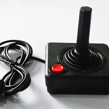 Modernizētas, 1.5 M Spēļu Kursorsviras Kontrolleri Atari 2600 spēles šūpuļzirgs Ar 4-way Sviru Un Vienas Darbības Pogu Retro Gamepad