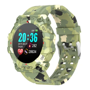 Krāsains Liels Ekrāns Smart Skatīties Sirdsdarbības Monitoringa rokas Pulkstenis Sports Fitness Tracker Aproce IP67 Waterproof Vīriešiem Sievietēm