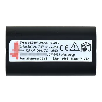 Akumulators Piemērots LEICA GEB211 TPS1200 TS02 TS06 TS09 TPS1200+ Kopā stacijas