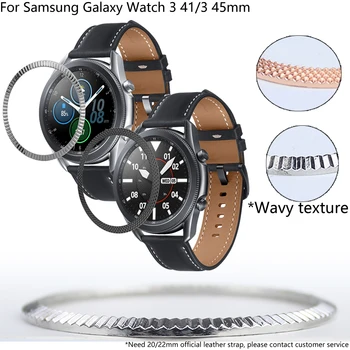 Metāla Bezel Gredzenu Case For Samsung Galaxy Skatīties 3 41/45mm Bezel Stils Rāmi, Lietu Vāku Aizsardzības Smart skatīties rāmis aizsardzība