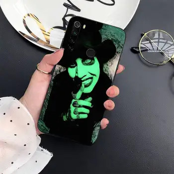 Marilyn Manson Rock mūziķis Phone Gadījumā Xiaomi Redmi 7 8 9t a3Pro 9se k20 mi8 max3 lite 9 piezīme 9s 10 pro