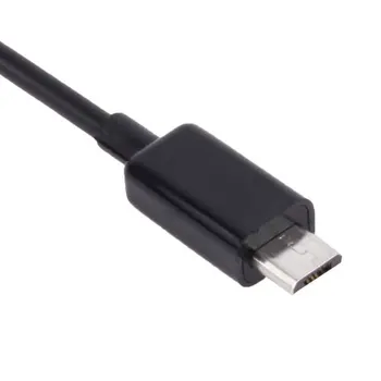 Multi-funkcijas USB 2.0 4 1 Micro USB Uzņēmējas OTG Maksas Hub Vadu Adapteri Sadalītāja Android Viedtālruņiem, Planšetdatoriem Melns Kabelis