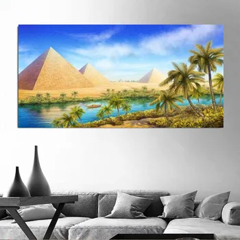5d diy dimanta krāsošana Pilnu kvadrātveida urbt mozaīkas uzstādīt Ēģiptes piramīdas ainavas, diamond Izšuvumi kārta rhinestone mākslas mājas dekoru