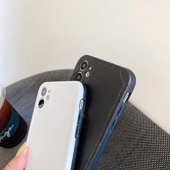 Tīra Cander Krāsu Tālrunis Lietā Par iphone 12 Mini 11 Pro Max XR-X XS Max 7 8 Plus Triecienizturīgs coque iphoned Mīksta Silikona Vāciņu