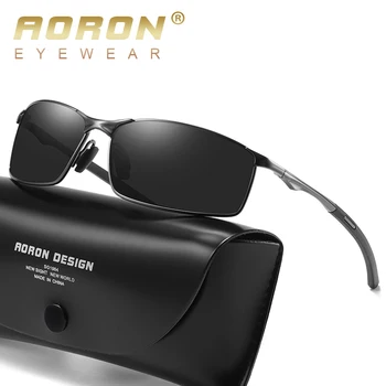 Aoron Polarizētās Saulesbrilles, Vīriešu/Sieviešu Braukšanas Spoguļi Saules Brilles Metāla Rāmja Brilles UV400 Anti-Glare Vairumtirdzniecības Saulesbrilles