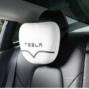 Atmiņas Spilvena, Lai Tesla Model 3 2021 Piederumi Tesla Spilvens, Ādas Kakla, jostasvietas Spilvens Tesla Model trīs Y X S VISU Gadu
