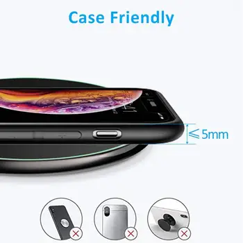 FDGAO 15W Bezvadu Lādētājs iPhone 12 11 Pro X XS Max 8 XR Plus QC 3.0 Ātrās Uzlādes Spilventiņu Samsung S20 S21 Galaxy Note 20