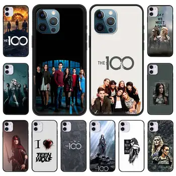 Hot TV Simts 100 Tālruni Lietā Par iPhone 11 Pro XS XR X Cover iPhone 12 Pro Max 7 8 Plus SE 