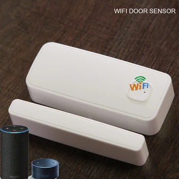 Tuya Smart Durvju Logu Sensors Zigbee/wifi Bezvadu Savienojums Smart Mini Durvju Logu Sensors, ko Izmanto Ar Gateway Hub Anti-demontēt