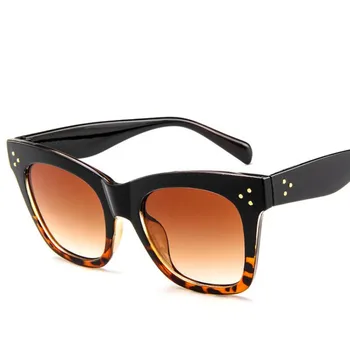 Kvadrātveida Saulesbrilles Sieviešu Luksusa Jaunu Kaķu Acu Saulesbrilles Vintage Kaķa acs, Saules Brilles, Saulesbrilles Sieviešu UV400