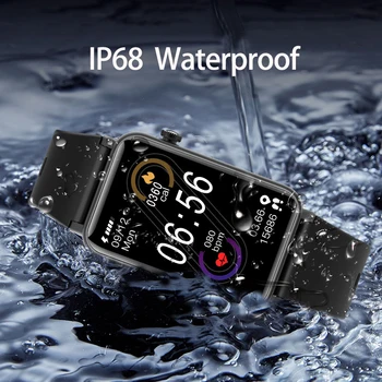 Ir 2021. Smart Skatīties Sieviešu 1.57 collas IP68 Ūdensnecaurlaidīga Rokassprādze Lady Fitness Tracker Band Multi-dial Pulkstenis Modes BT5.0 Smartwatch