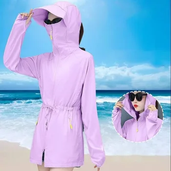 Ilgu Sauļošanās Apģērbs Sieviešu Vasaras Liels Hat Visor Saulessargs Riteņbraukšana Anti-slip Apģērbu Anti-UV Sauļošanās Apģērbs Vējjaka