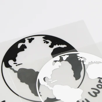 14.9X13CM Laipni lūgti Manā Pasaulē Vinila Decal Karikatūra Kartes Modelis Auto Uzlīmes