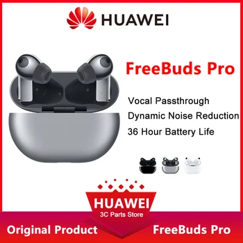 Globālo Versiju, HUAWEI Freebuds Pro Smartearphone Qi Bezvadu Uzlādes ANC Funkciju Mate 40 Pro P30 Pro austiņas, ausu pākstis