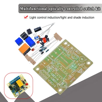 Multi-function gaismas kontrolē saprātīga slēdzis ar gaismas indukcijas/spilgtums indukcijas, studentu DIY elektronisko eksperiments