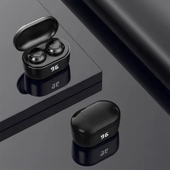 Tws Bluetooth Bezvadu Austiņas Austiņas In-ear Bezvadu Austiņas Stereo Earbuds Sporta Austiņas Ar Mic Ar Uzlādes Kaste