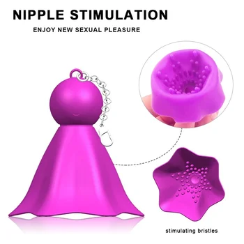 Krūtsgala Stimulācijas Licking Vibrators 10 Režīmu Krūts Paplašināšanās Masturbator Dzelksnis Krūtīs Masāža Pieaugušo Seksa Rotaļlietas Sievietēm Stimulators