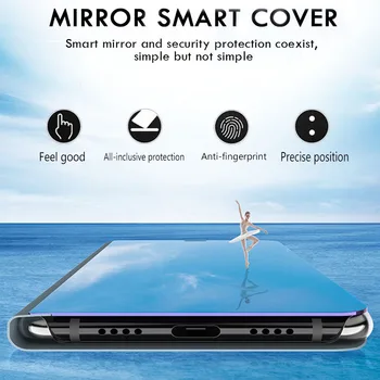 Gadījumos, Realme8Pro smart mirror uzsist tālruņa vāciņu gadījumā Realme 8 Pro Realme8 nekustamā MAN 8 8PRO opo 6.4