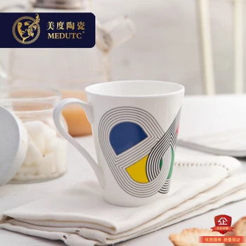 Piena Tējas un Kausa Drinkware Tases Bezmaksas Piegāde Mīlestība Zirgu Eksotisko Zilā Smalks porcelāns Kafijas Krūze