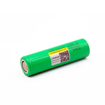 LiitoKala 18650 2500mAh 2600mAh bateriju akumulators INR18650 25R 26F 20A gāzizlādes Li-ion Akumulators 15A šūnu akumulators