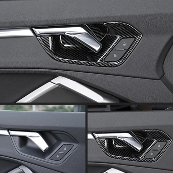 Der Audi Q3 F3 Sportback 2019 2020 2021 Auto Piederumi, Durvju Rokturi Bļodā Aizsargs Uzlīme Segtu Tirm 4gab Interjera Liešanai