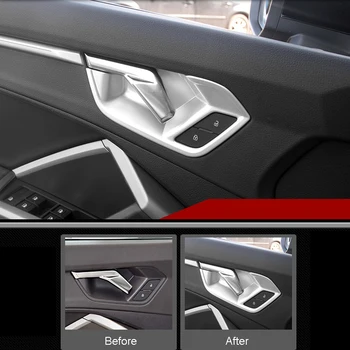 Der Audi Q3 F3 Sportback 2019 2020 2021 Auto Piederumi, Durvju Rokturi Bļodā Aizsargs Uzlīme Segtu Tirm 4gab Interjera Liešanai