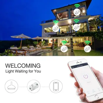 Tuya Smart 10.A Wifi Slēdzis Slēdzis Bezvadu Slēdži gudrās Mājas Automatizācija ir Saderīga Ar Alexa, Google Home IFTTT Smart Dzīve