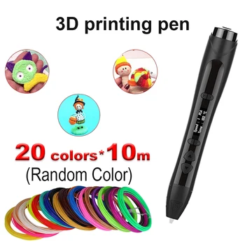 HooMore Sākotnējā 3D Pildspalva TAA Pavedienu Pildspalvu Apdrukas Radošā Rotaļlietu Dzimšanas dienas Dāvana Bērniem Dizaina Zīmēšanas DIY Pildspalva Ar OLED Displeju