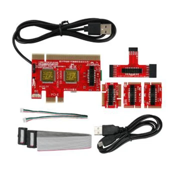 KQCPET6 V8 Desktop, Klēpjdatoru, Mobilo Telefonu Bluetooth Smart Diagnostikas Kartes PCI / PCIE / LPC / MiniPCI-E / EK USB Testeris