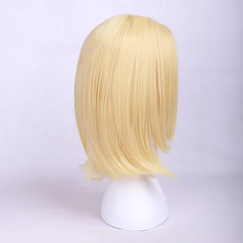 Septiņi Nāves Grēki Nanatsu nav Taizai Elēna Parūka Golden Blonde karstumizturīgs Sintētisko Matu Cosplay Parūkas