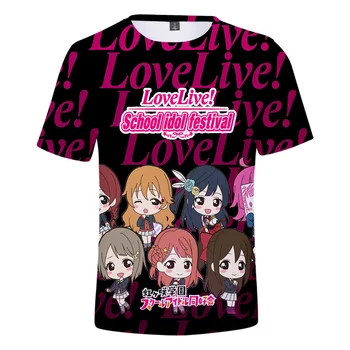 Ir 2021. Jauns Anime LoveLive! 3D T Krekls Sievietēm, Vīriešiem Vasarā Īsām Piedurknēm Drukāt Harajuku Unisex Tee Top Gadījuma Streetwear Karstā Pārdošanas
