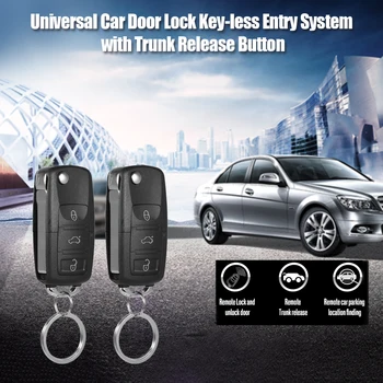 Universālas Automašīnas Durvju slēdzenes Stumbrs Presei Keyless Ieceļošanas Sistēma, Centrālās Slēdzenes Komplekts Ar Tālvadības pulti toyota, Chevrolet Cruze