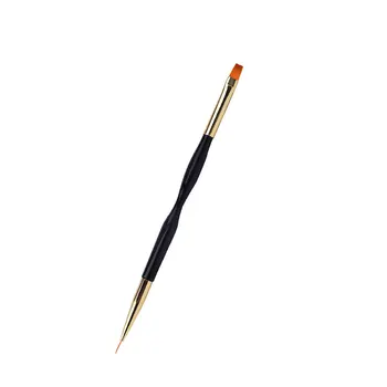 Nagu Krāsošana Starplikas Pildspalvu Dubultā Galvu Nail Art Dual Brush Gēla Poļu Nagu Zīmējumu Rhinestone Roktura Dizains Profesionāla Mājas Lietošanai