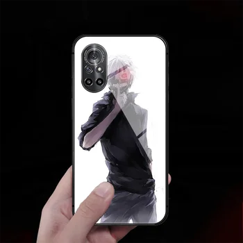 Tokijas Vampīrs Anime Rūdīts Stikls Telefonu Gadījumā Vāks Huawei Honor Oppo Reno Atrast X2 X3 5 7 8 9 10 20 A I X Pro Lite Silikona