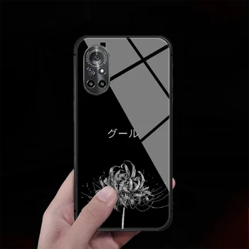 Tokijas Vampīrs Anime Rūdīts Stikls Telefonu Gadījumā Vāks Huawei Honor Oppo Reno Atrast X2 X3 5 7 8 9 10 20 A I X Pro Lite Silikona