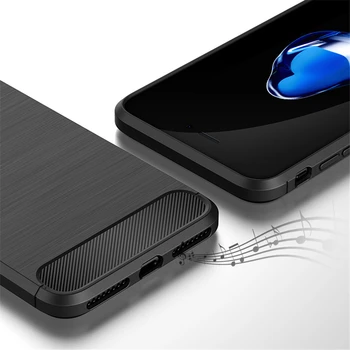 Ultra Plānas Silikona Case for iPhone X XR XS MAX 5S SE 5 6 6S 7 8 Plus Gumijas Oglekļa Šķiedras Aptver, iPhone, 11 Pro MAX 2019 Gadījumā