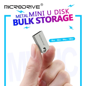 Mini metāla clef usb 128GB usb flash disku pendrive 64GB, 32GB 16GB 8GB izturīgs pen drive high speed usb disku u diska