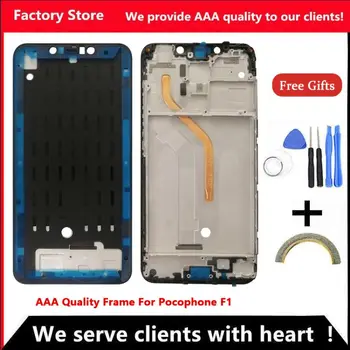 AAA Kvalitātes Vidū Rāmis Xiaomi Pocophone F1 Vidū Rāmja Korpusa Vāks Xiaomi Poco F1 Vidū Rāmja