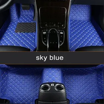 Ādas Automašīnas Grīdas Paklāji Ford Fusion 2013 2016 Pasūtījuma Auto Stils Paklāju, Grīdsegu Interjera Aksesuāri