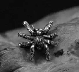 Regalrock Punk Spider Stud Gothic Halovīni Dzīvnieku Auskars Modes Arachn Web Karstā Auss Kulons Rotaslietas