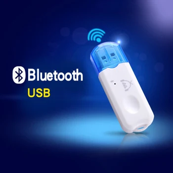 Karstā USB Bluetooth Stereo Mūziku Uztvērējs Bezvadu Audio Adapteris Dongle Komplekts Iebūvēts Mikrofons Skaļrunis, Lai Tālruni Automašīnas