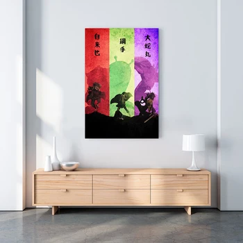 Ninja Uchiha Sasuke Gleznu Audekla Glezna Mūsdienīga Sienas Māksla HD Izdrukāt Plakātu Anime Moduļu Ziemeļvalstu Dzīvojamā Istaba Mājas Apdare